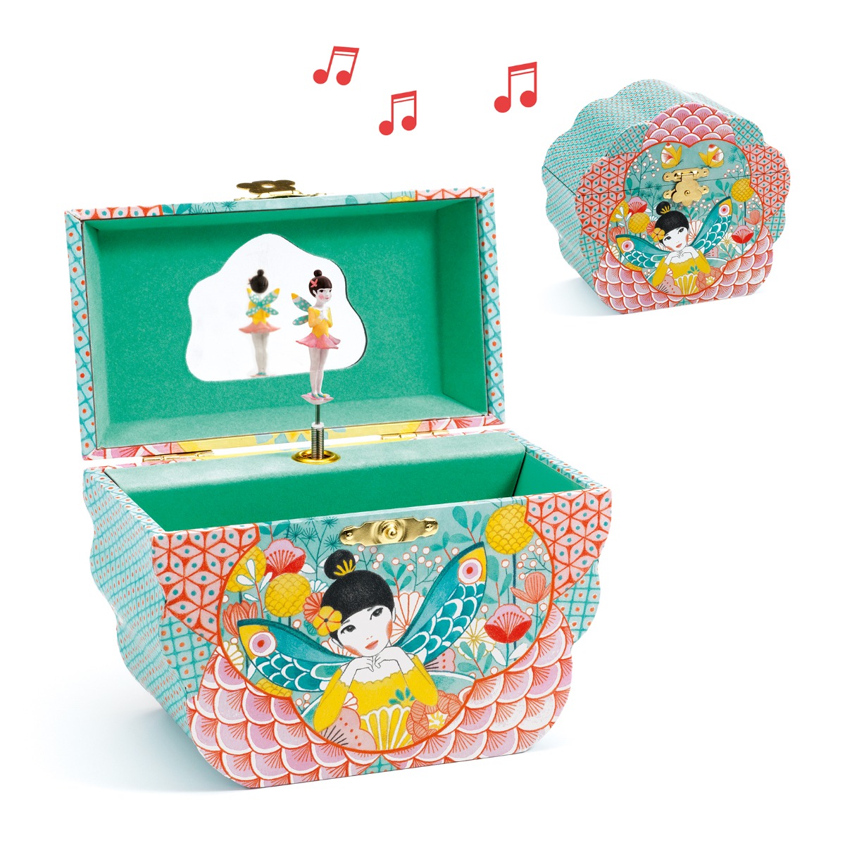 Flowery melody music box