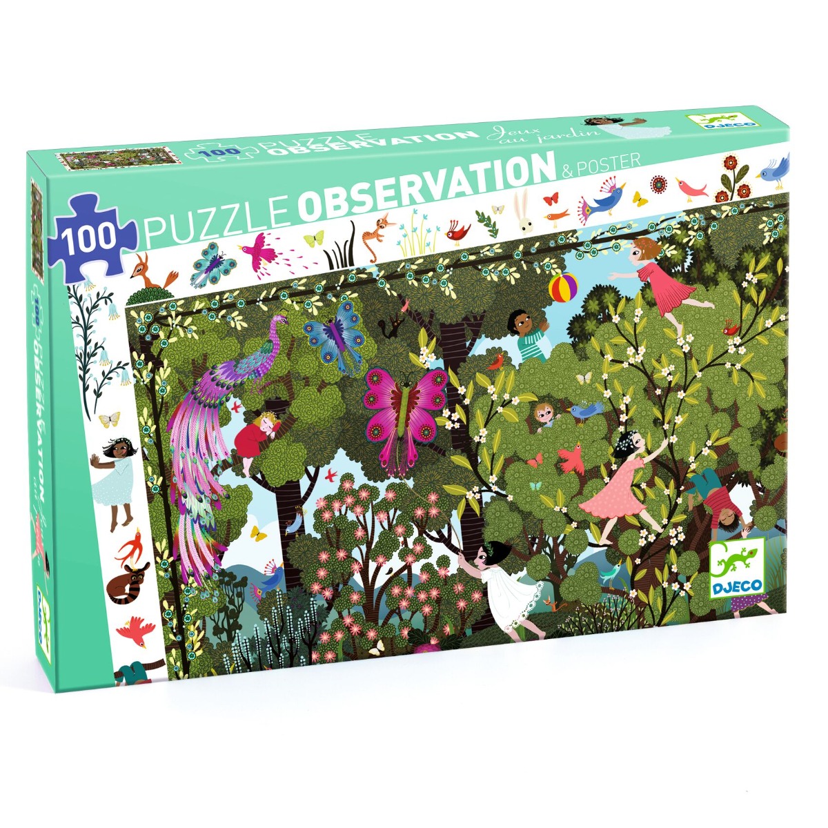 Garden play time 100-piece puzzle (Age +5)