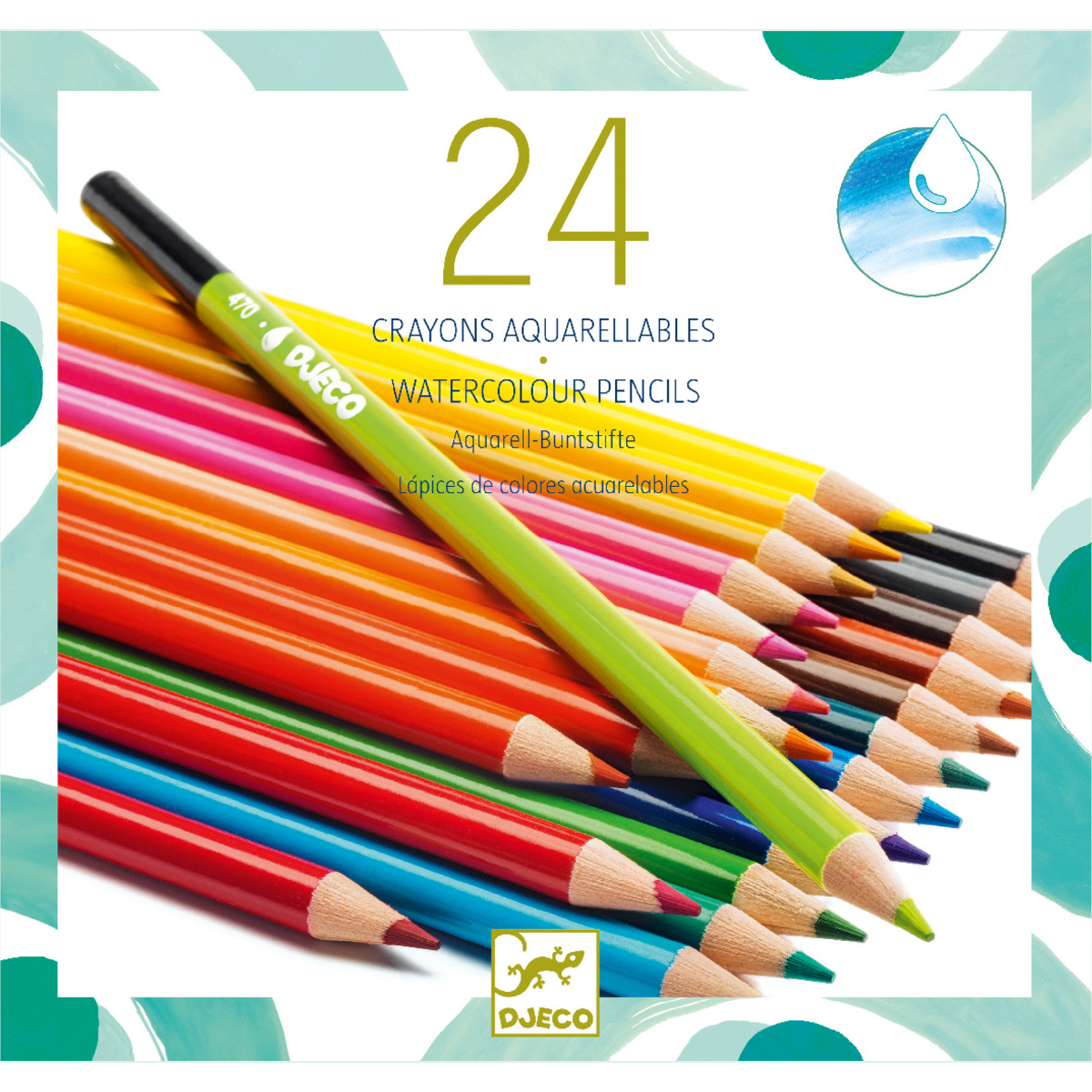 24 Watercolour Pencils
