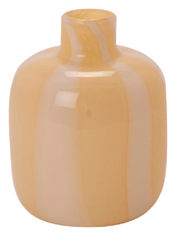 Vase - Light yellow/White