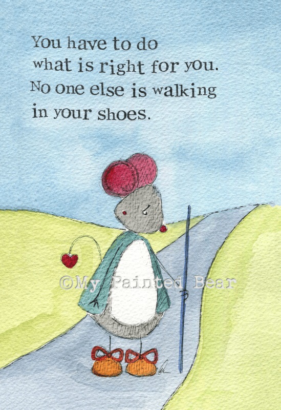 In your shoes ~ Print
