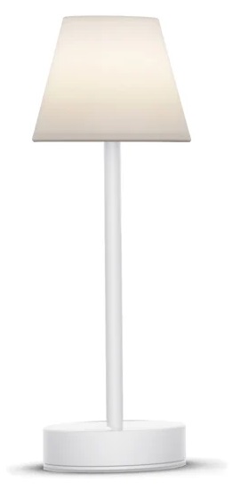 Lola Slim 30 Cordless Table Lamp White