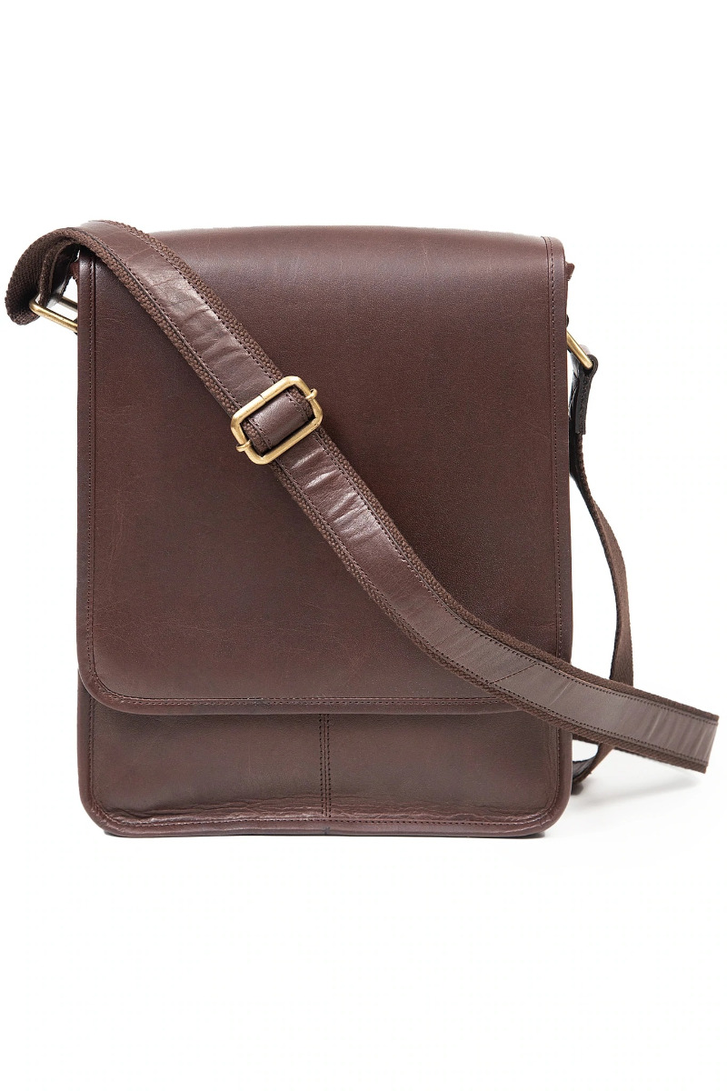 Messenger Bag Brown Leather