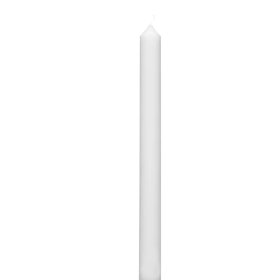 CANDLE - candle - paraffin wax - H 25 cm - White