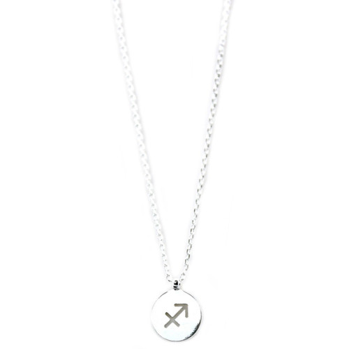 Star Sign Silver Necklace- Sagittarius