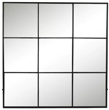 Large Palace Partitions mirror in Black