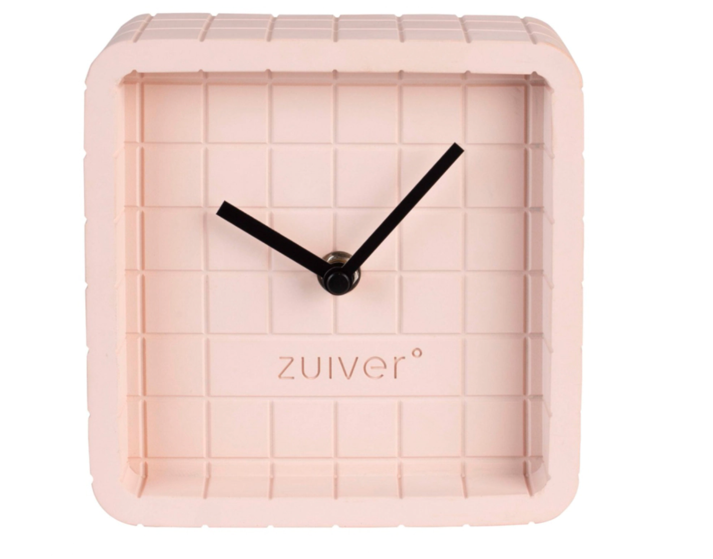 Clock Cute Concrete Pink