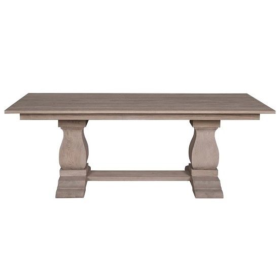 Sofia Dining Table in All Rustic Brown