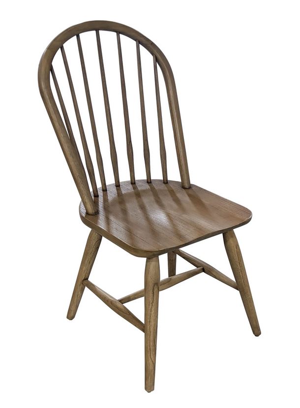 Sofia Spindle Back Dining Chair in Rustic Brown