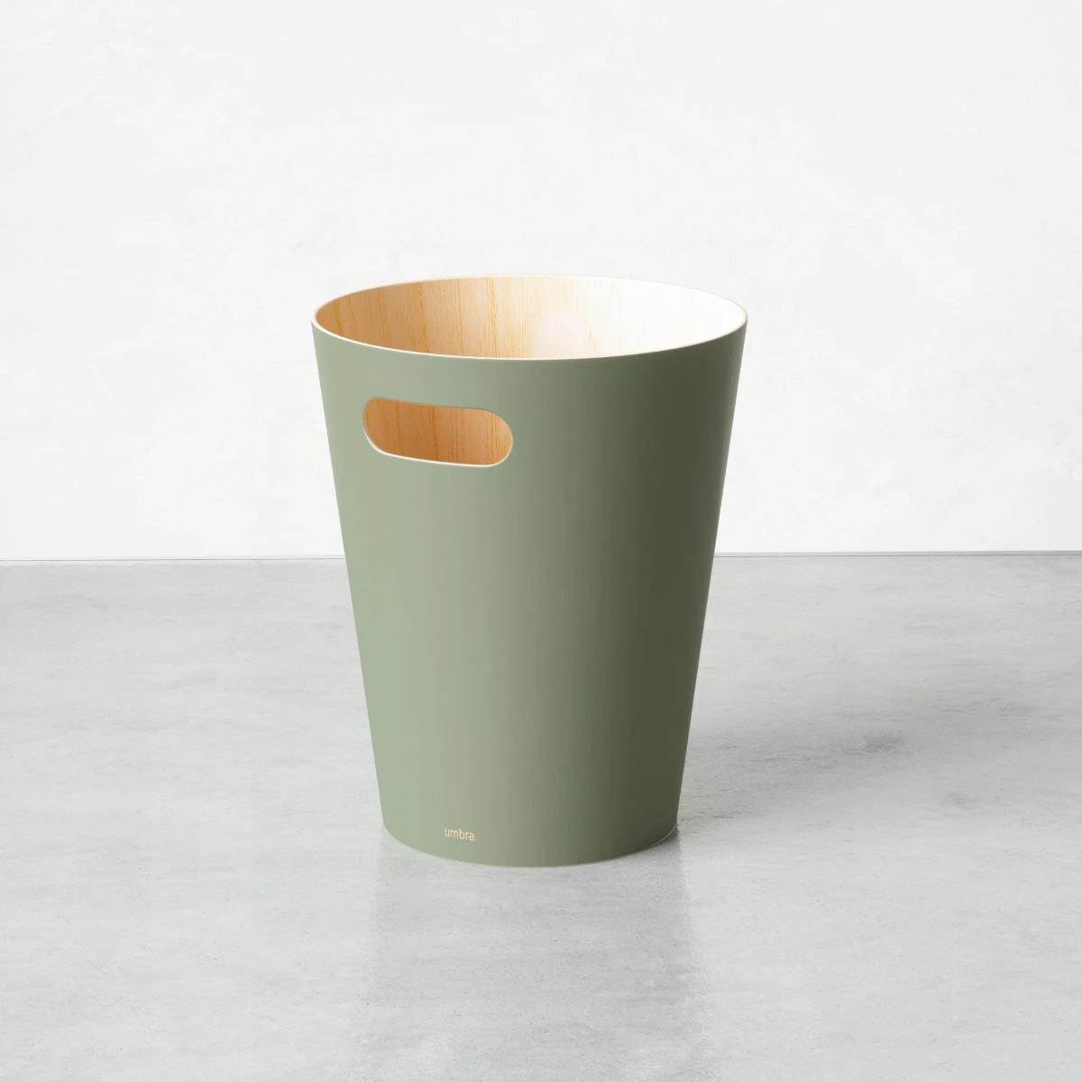 Woodrow Trash Can in Green