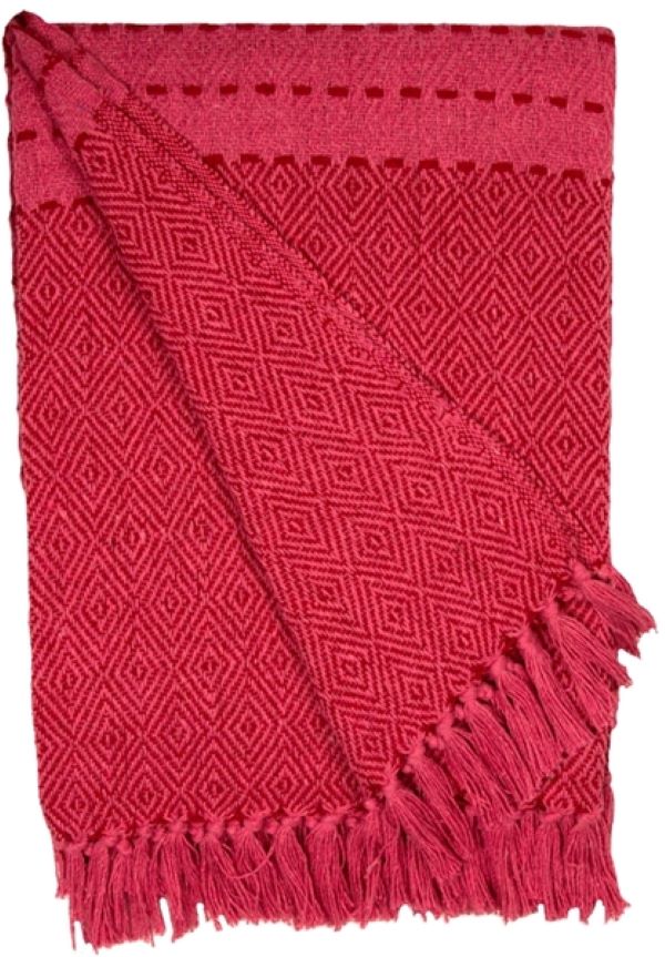Pink/Red Throw