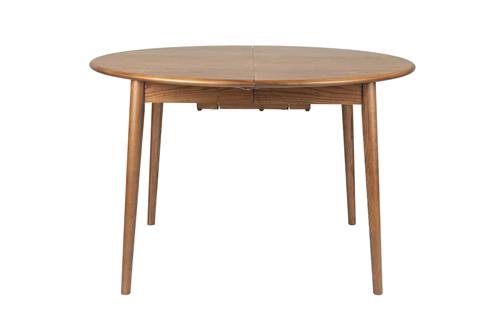 Twist Round Extendable Dining Table in Walnut