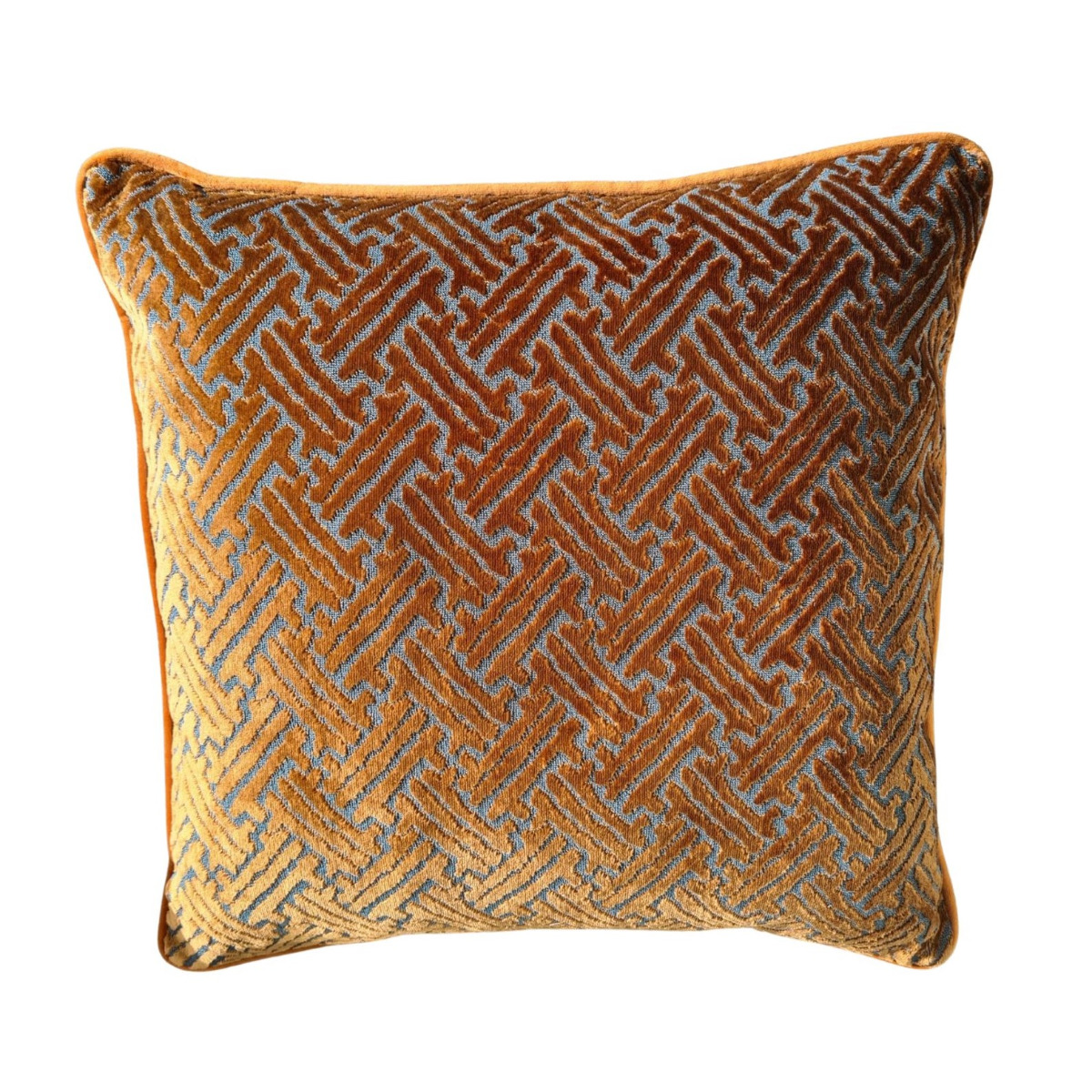 Maze Copper Cushion