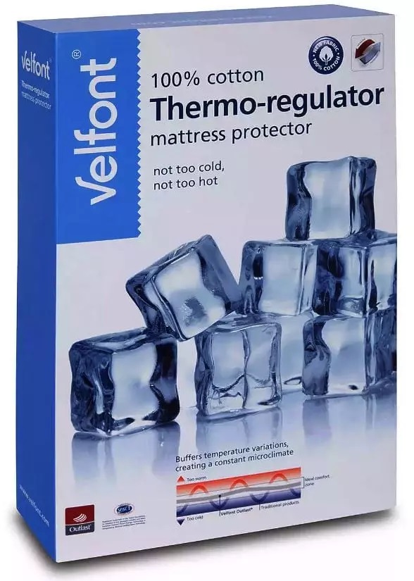 Velfont Thermo-Regulator Mattress Protector