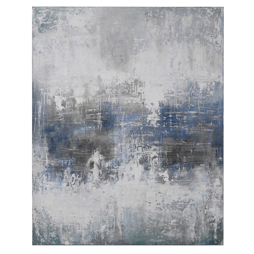 Blue Grey Abstract