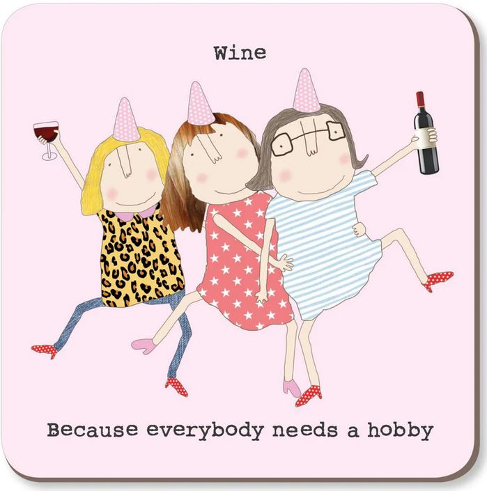 Rosie Wine Hobby Coaster